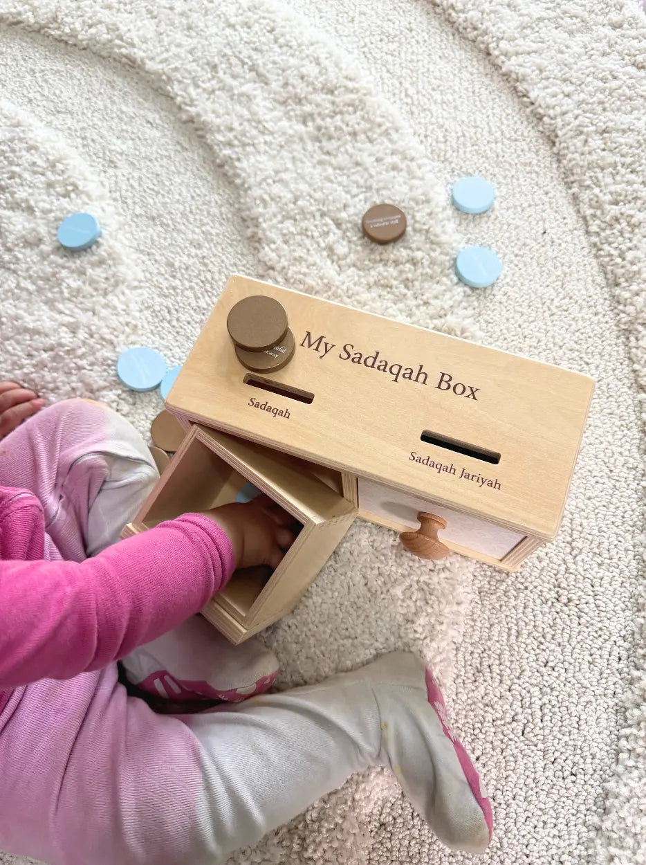 Sadaqah Coin Box (Montessori) Lala + Mo