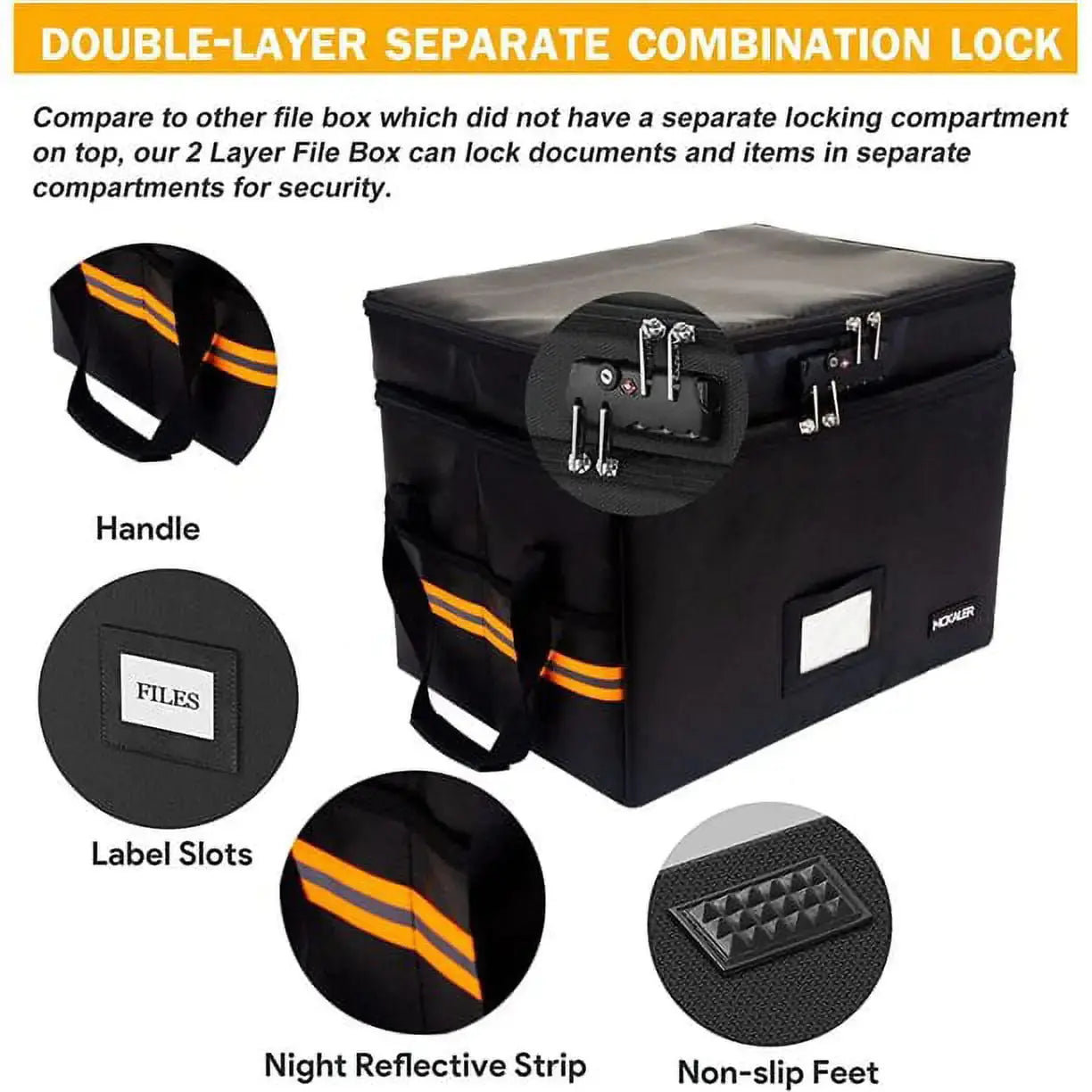 SafeFile Fireproof Organizer with Lock Vivareflex Online