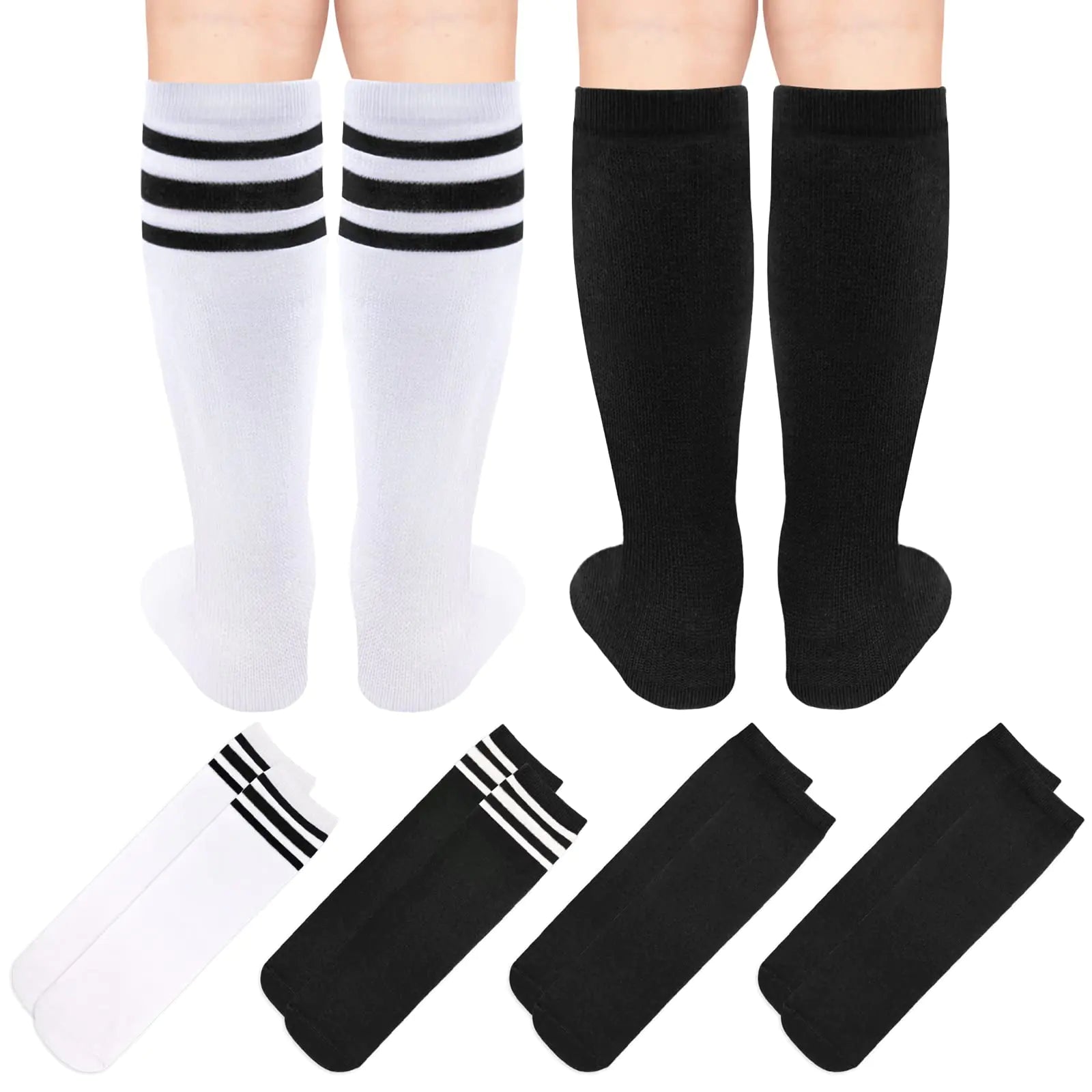 Sarfel 4 Pairs Kids Soccer Socks_Vivareflex_Online