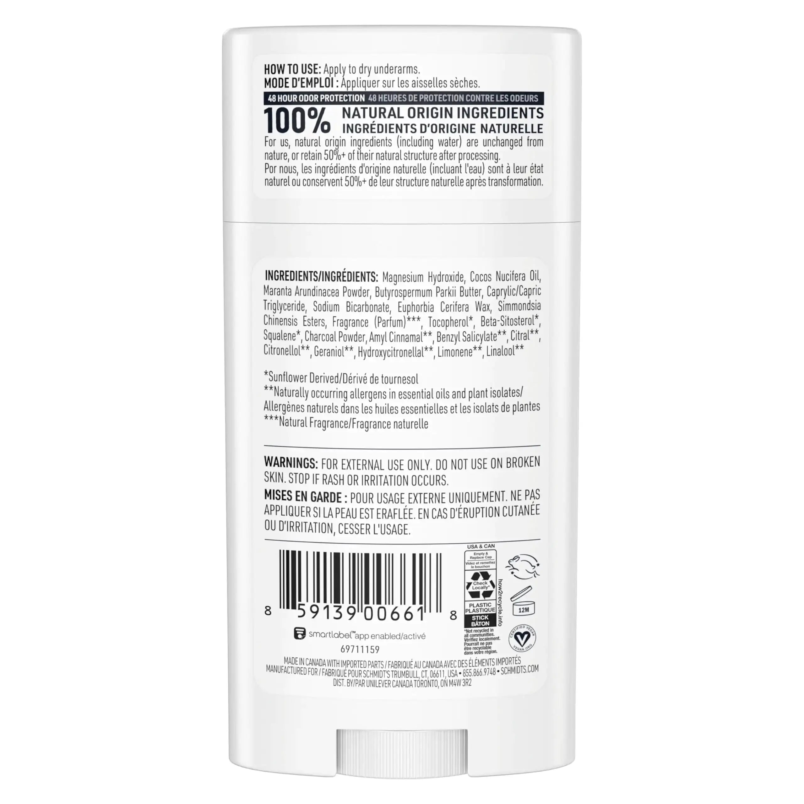 Schmidt's Aluminum Vegan Deodorant_Vivareflex_Online