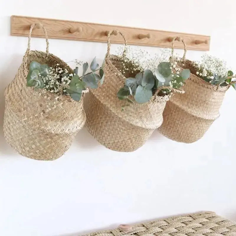 Seagrass Hanging Planter Basket Vivareflex Online
