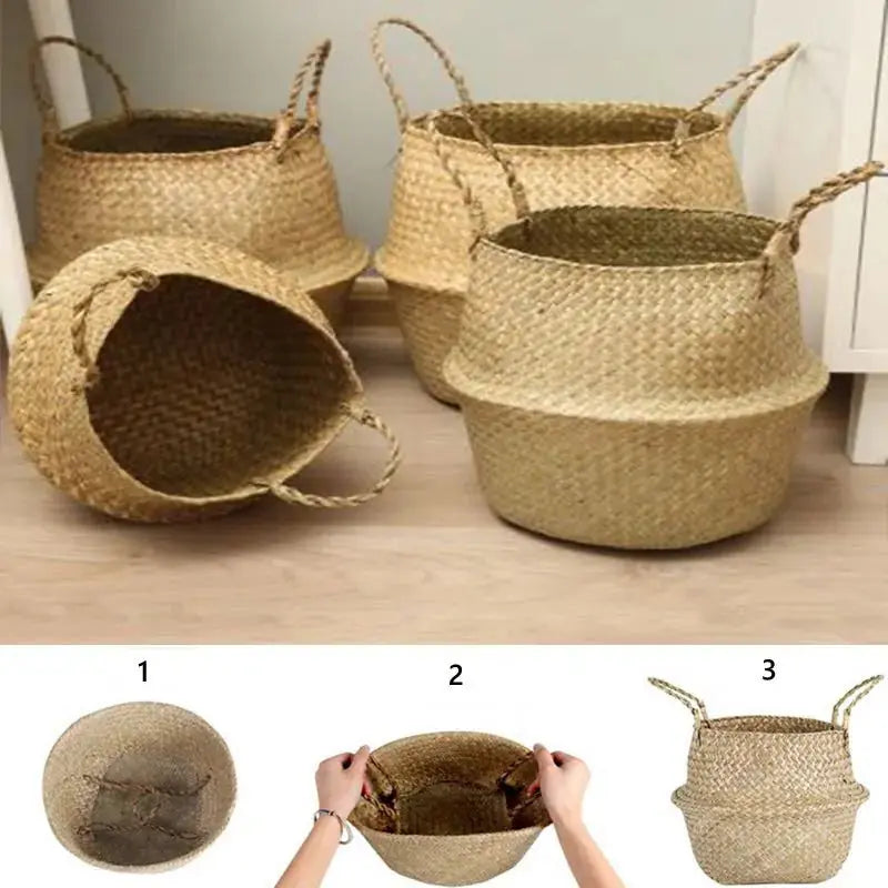 Seagrass Hanging Planter Basket Vivareflex Online