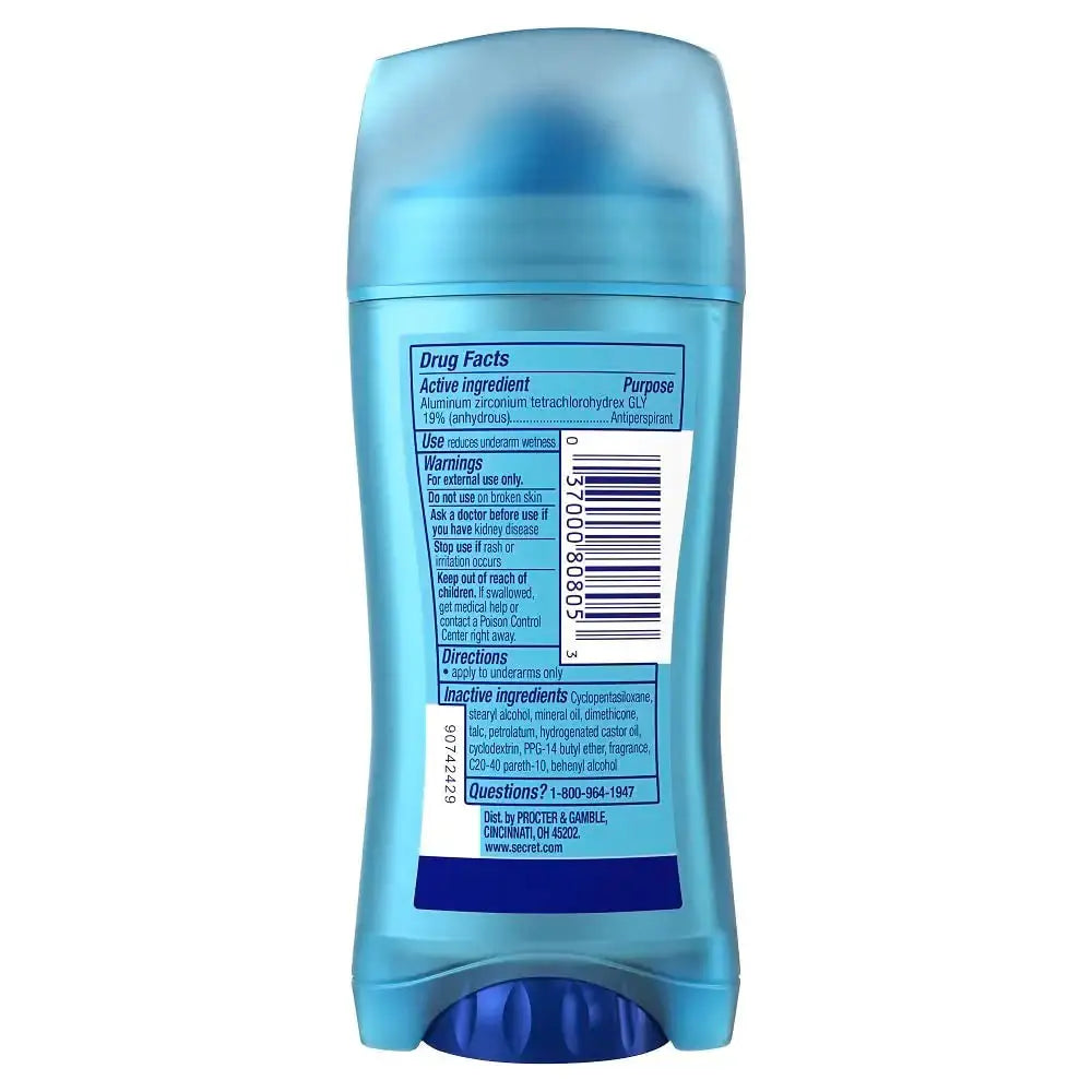 Secret Outlast Completely Clean Antiperspirant, 2.6 oz (Pack of 2) - Vivareflex Online