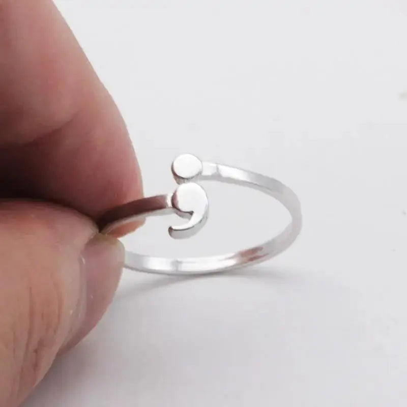 Semicolon Design Women And Men Ring Vivareflex Online