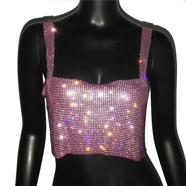 Sexy Glitter Nightclub Top_Vivareflex_Online