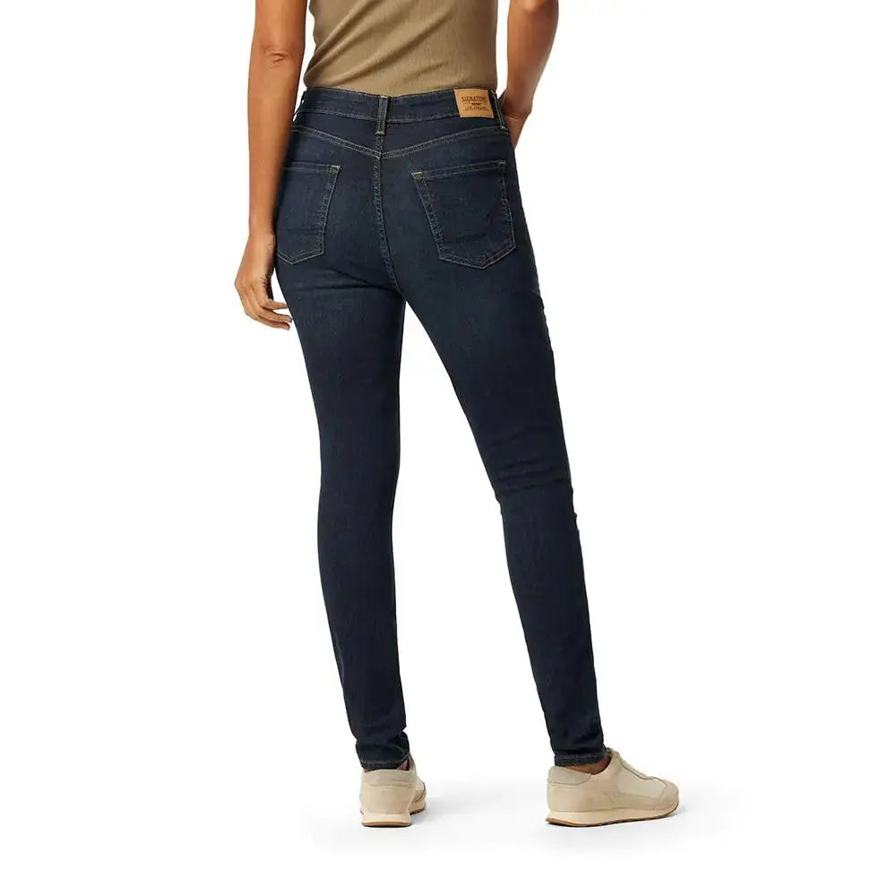 Signature by Levi Strauss & Co. Gold Women's Totally Shaping High Rise Skinny Jeans (Standard and Plus) 6 Long Sea and Sky - Vivareflex Online