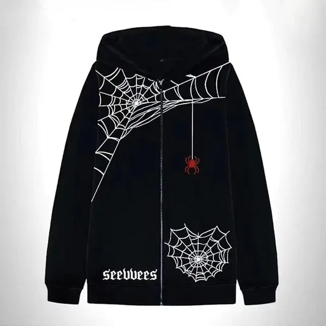 Skeleton Rhinestones Off White Full Zip Hoodie Men/Women Tops Vivareflex Online