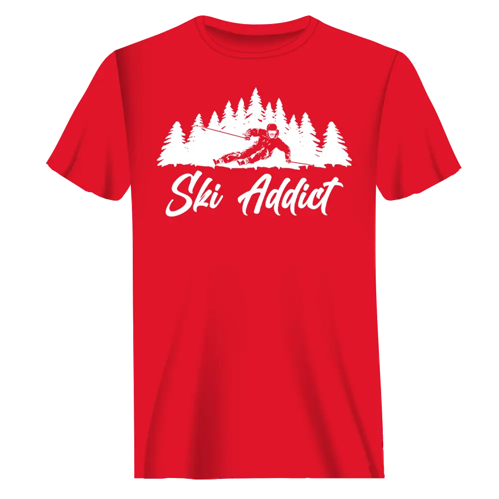 Ski Addict T-Shirt for Men Vivareflex Online