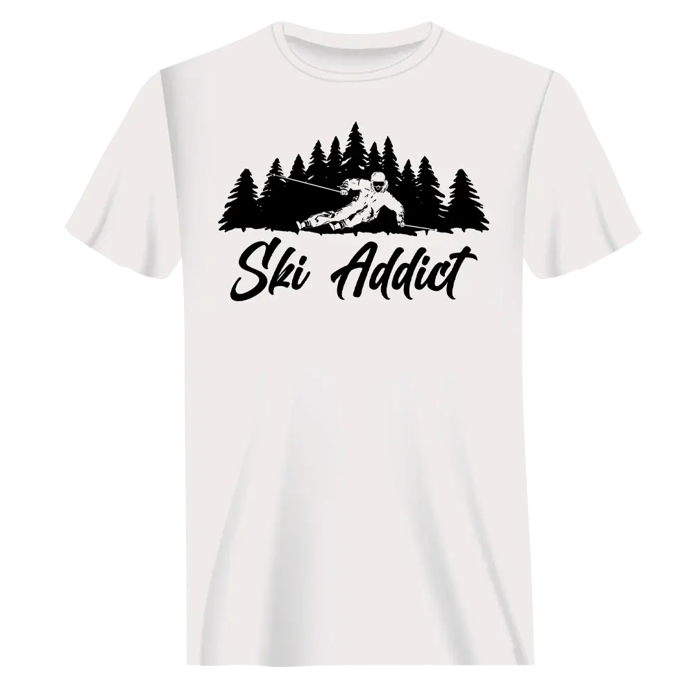 Ski Addict T-Shirt for Men Vivareflex Online