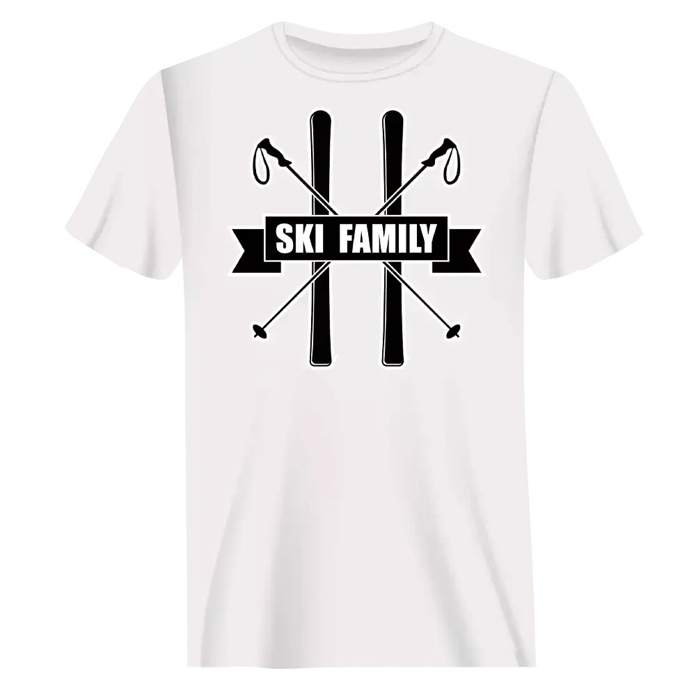Ski Family T-Shirt for Men Vivareflex Online