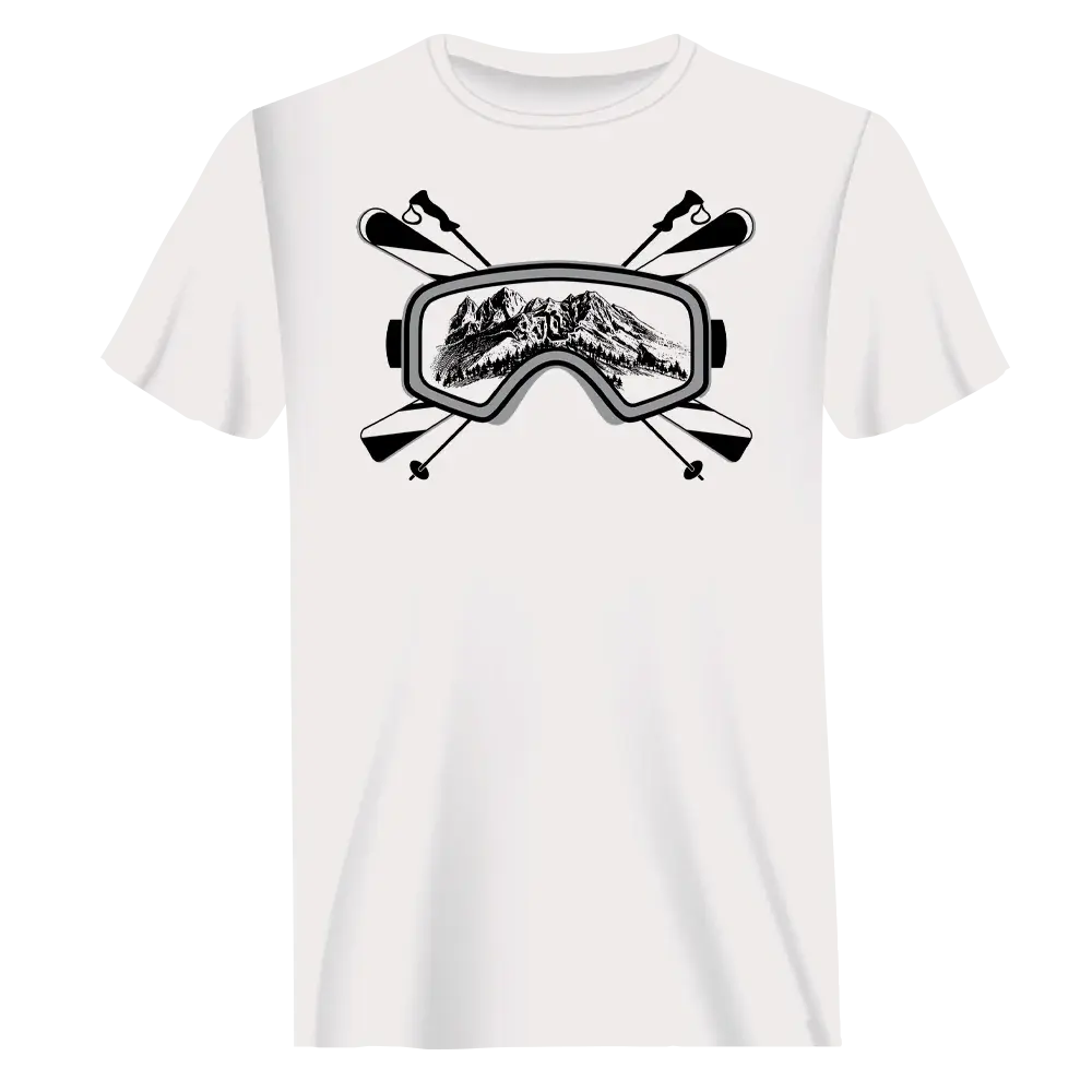 Ski Goggles T-Shirt for Men Vivareflex Online