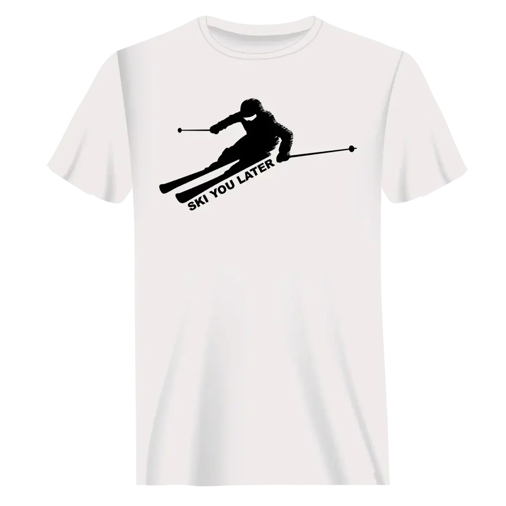 Ski You Later T-Shirt for Men Vivareflex Online