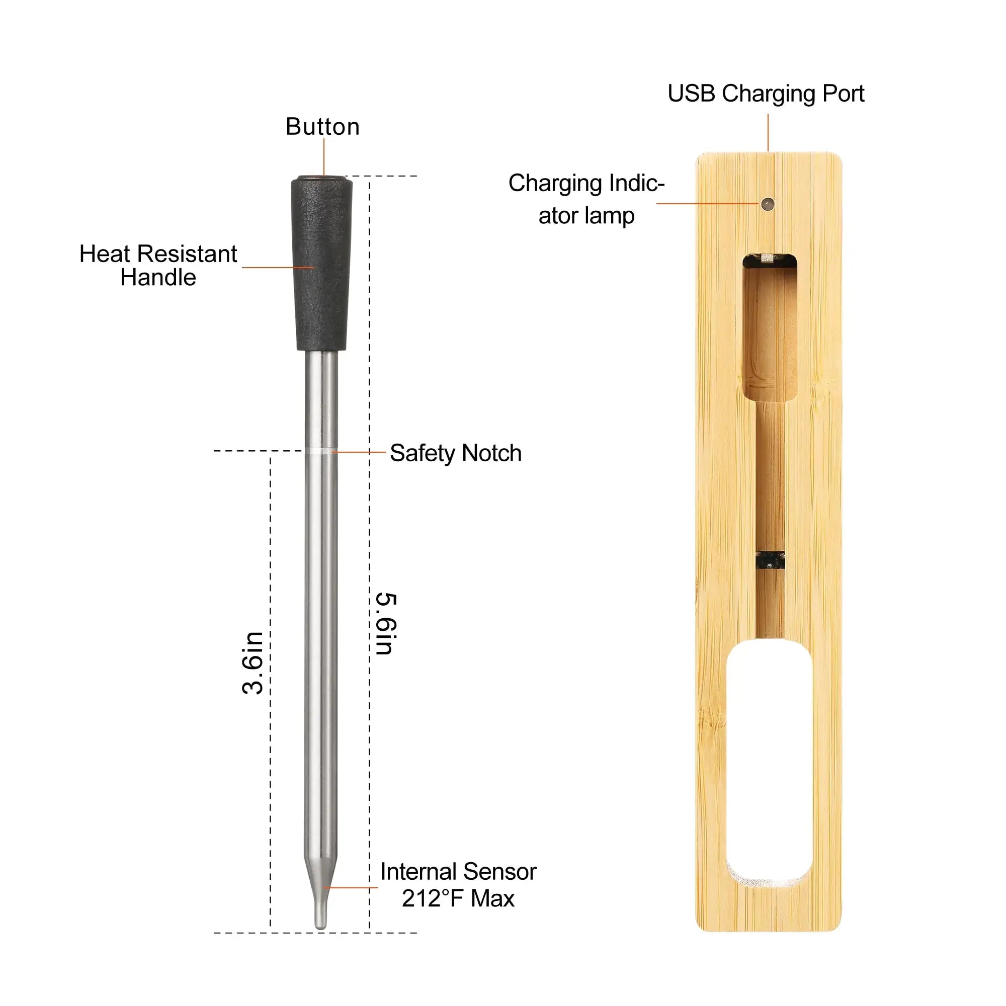 SmartChef Wireless Food Thermometer Vivareflex Online