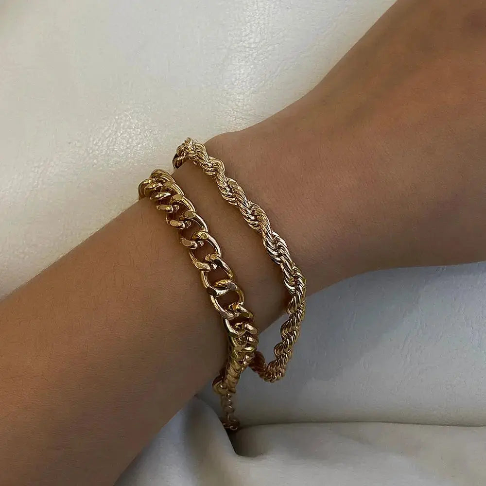 Snake Chain Bracelets Set for Women Vivareflex Online