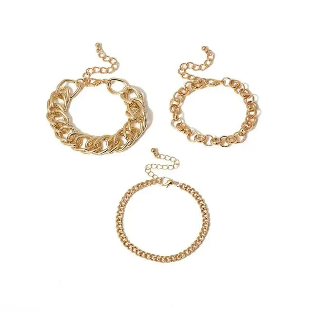 Snake Chain Bracelets Set for Women Vivareflex Online