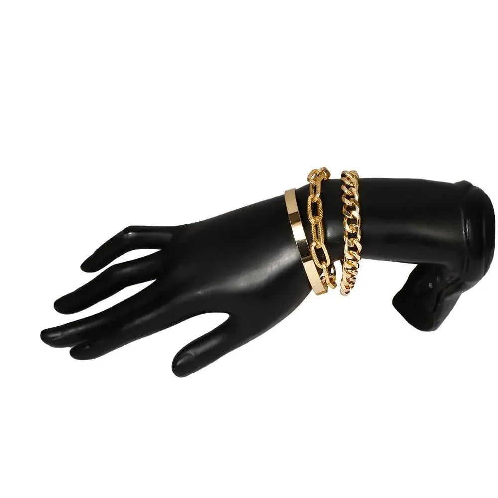 Snake Chain Bracelets Set for Women Vivareflex Online