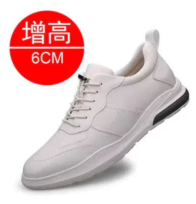 Sneakers Men Elevator Shoes Fashion Soft Leather Vivareflex Online