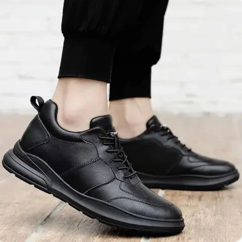 Sneakers Men Elevator Shoes Fashion Soft Leather Vivareflex Online