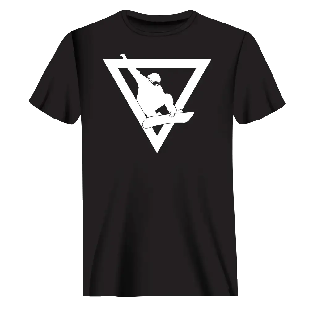 Snowboarder Geometry T-Shirt for Men Vivareflex Online