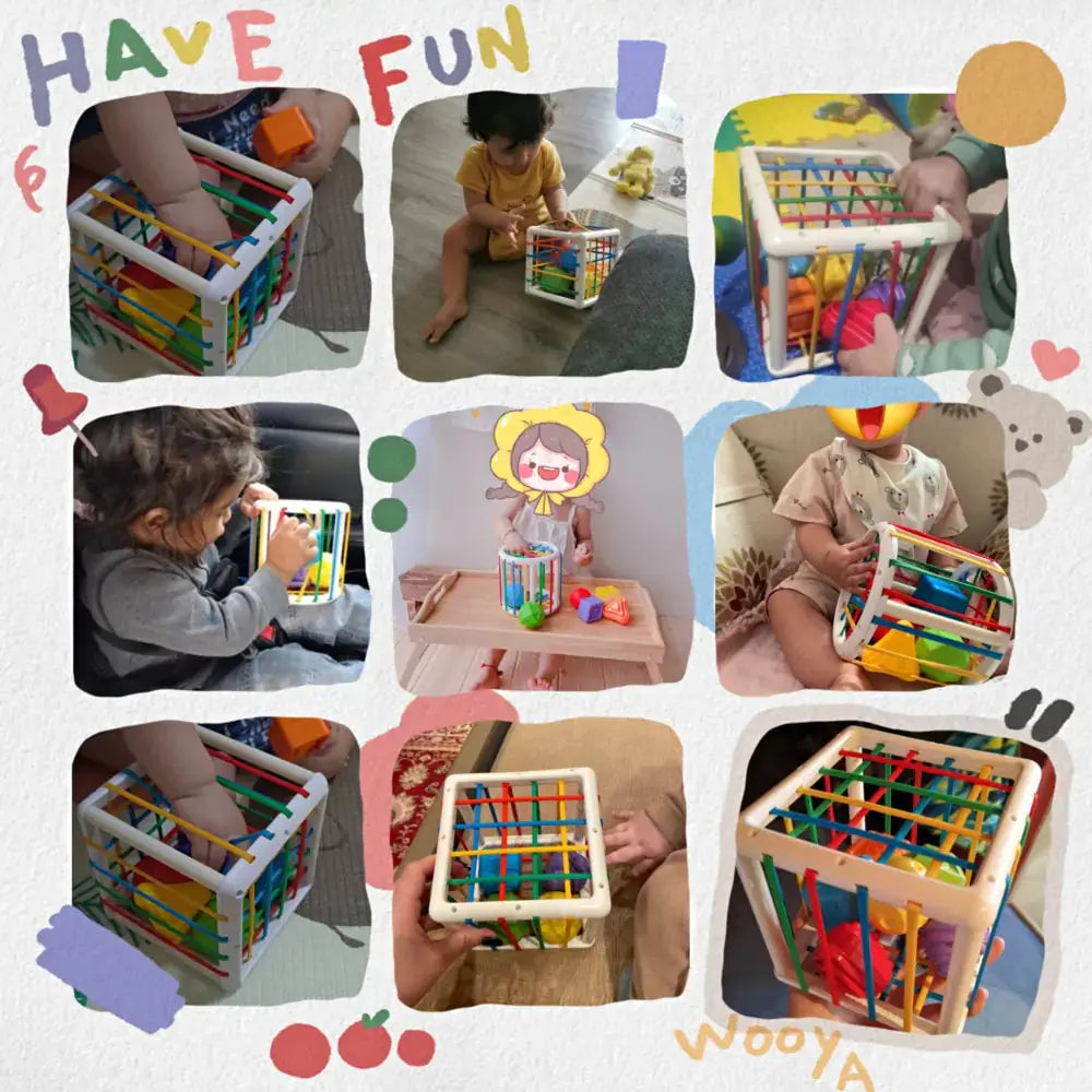 Sorting Game Colorful Shape Blocks - Vivareflex Online