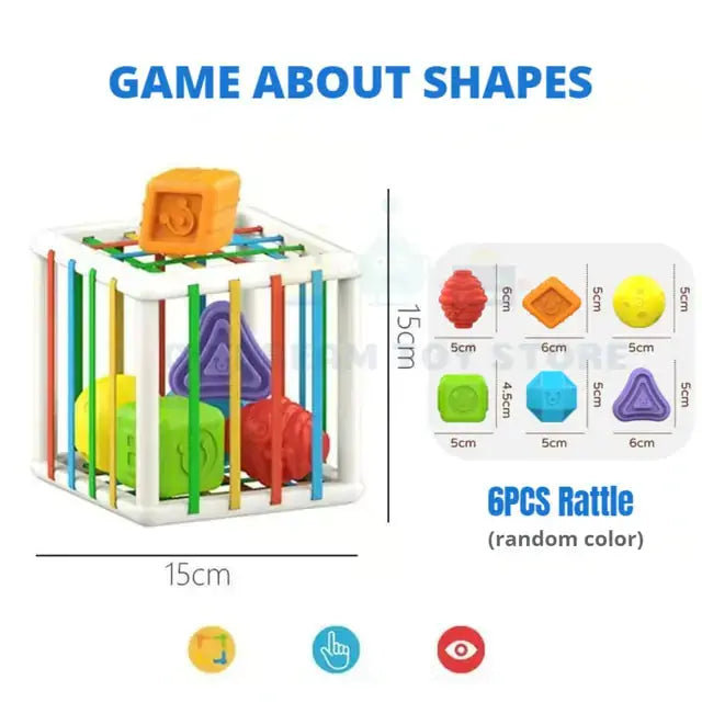 Sorting Game Colorful Shape Blocks - Vivareflex Online