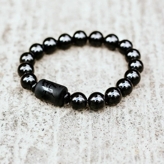 Soul Cleansing Black Obsidian Bracelet Conscious Items