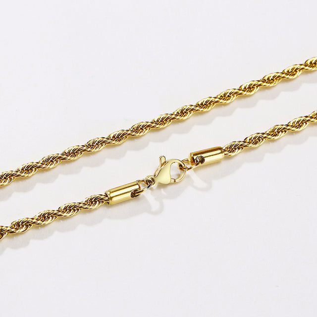 Special Stainless Rope Necklace_Vivareflex_Online