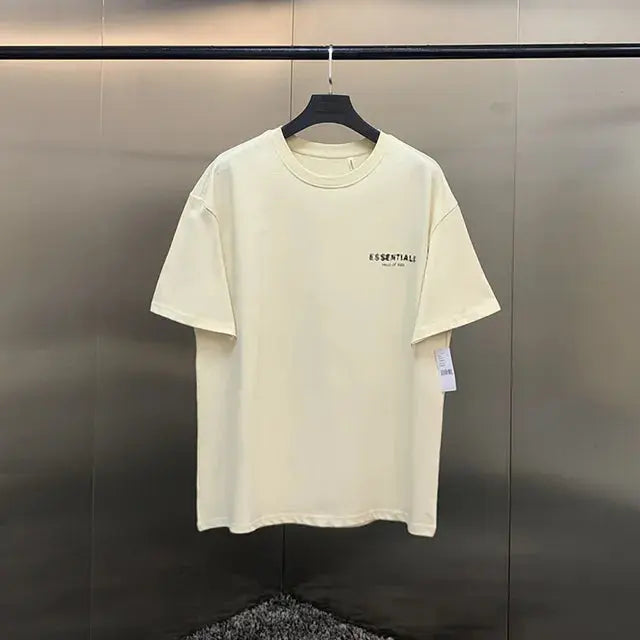 Ss21 Summer Essentials T-Shirt High Street Loose Men and Women Hip-Hop Style 100% Cotton Quality Oversized Sport T-Shirt Vivareflex Online