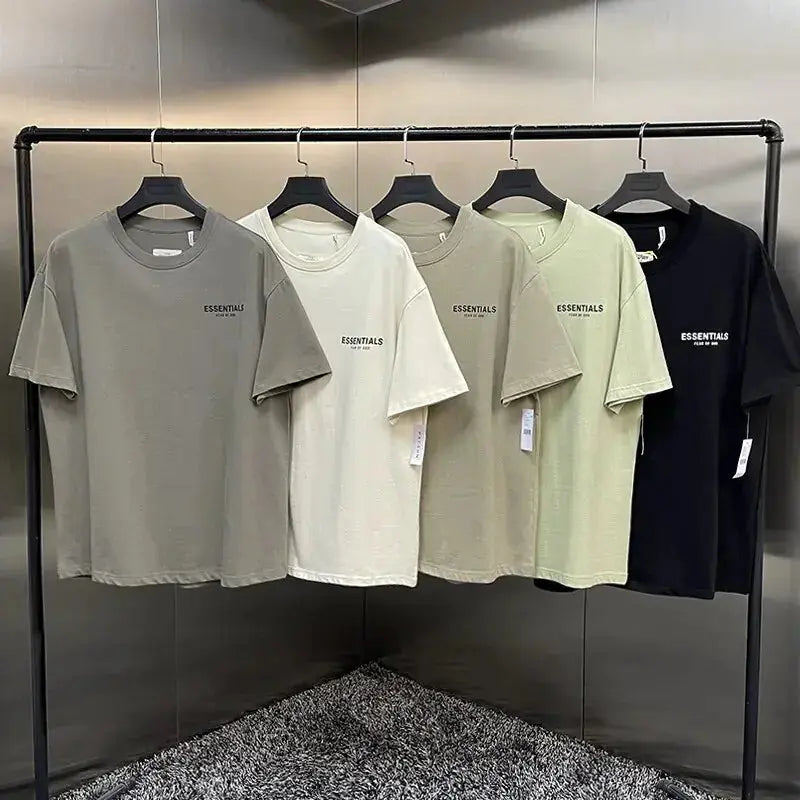 Ss21 Summer Essentials T-Shirt High Street Loose Men and Women Hip-Hop Style 100% Cotton Quality Oversized Sport T-Shirt Vivareflex Online