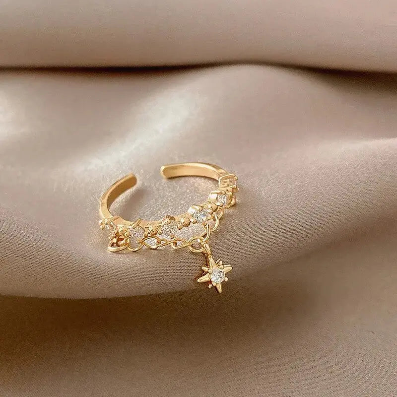 Star Pendant Open Ring for Women Vivareflex Online