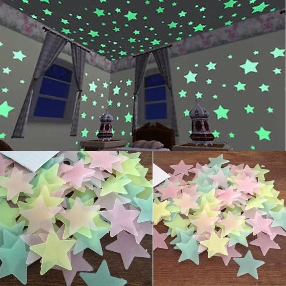 Starry Night Glow Stars 100 Pack Vivareflex Online