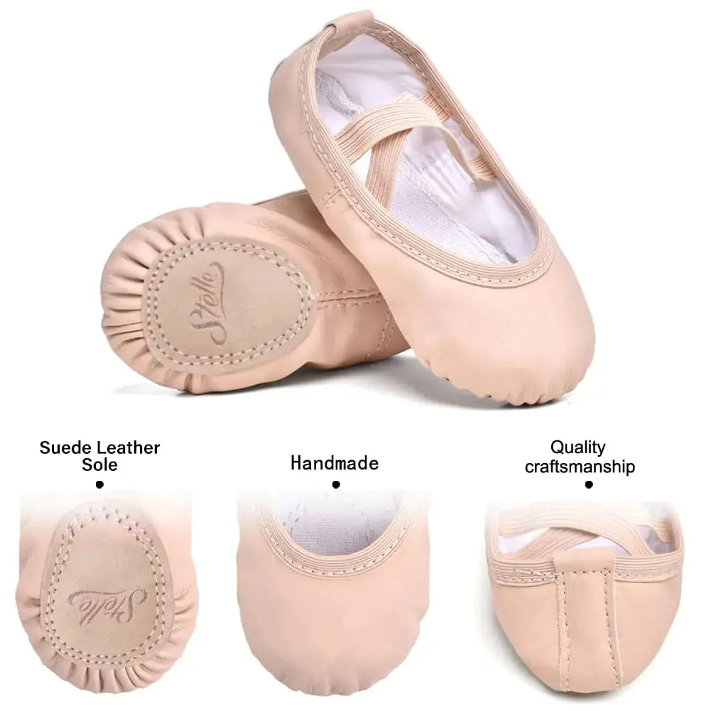 Ballet Shoes for Girls - Toddler Ballet Slippers Soft_Vivareflex_Online