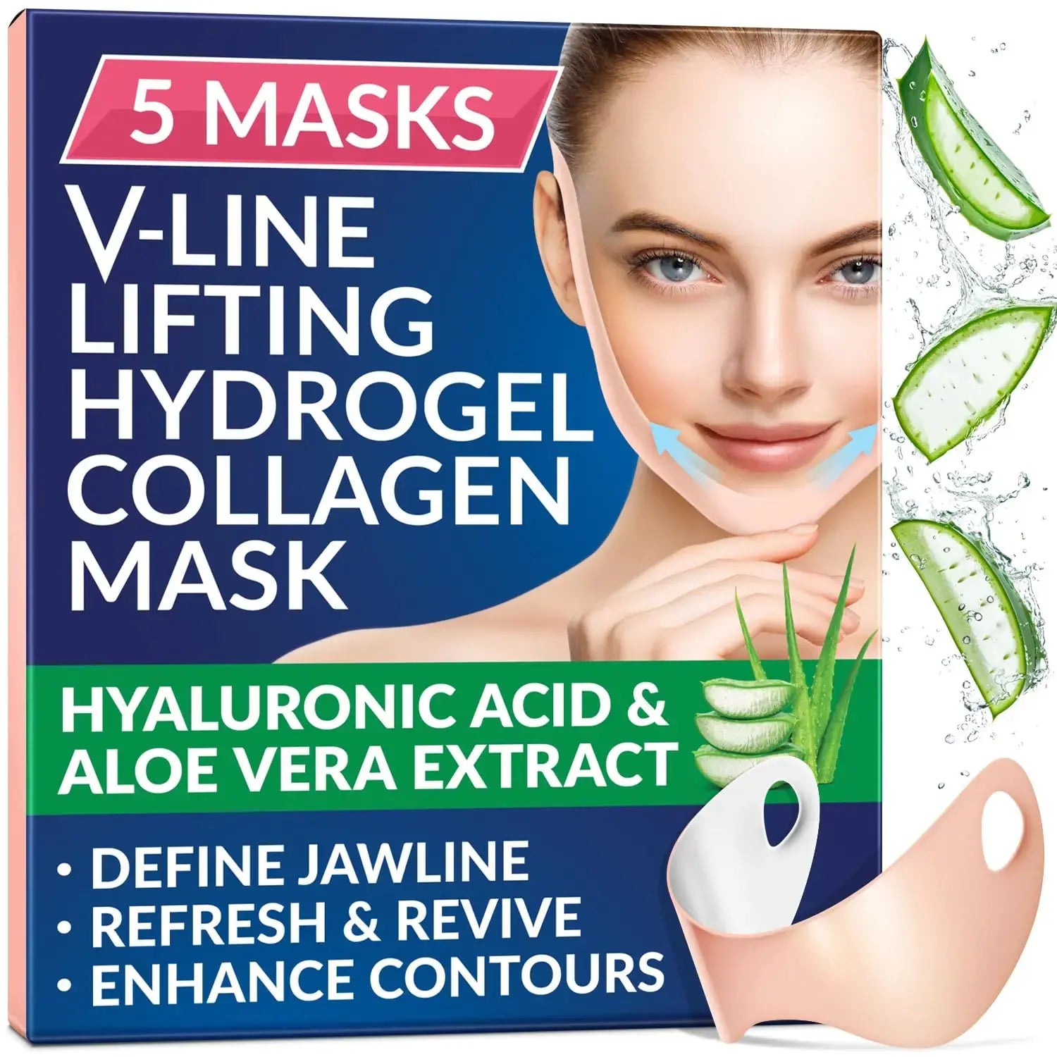 Stylia Double Chin Mask - V Line Chin Strap_Vivareflex_Online
