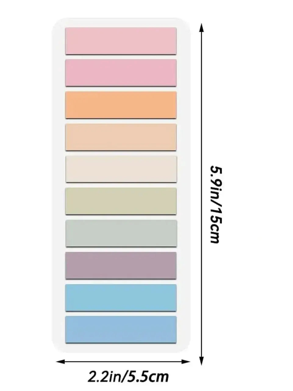 Stylish Morandi Index Tab Set - 200 Sheets Vivareflex Online