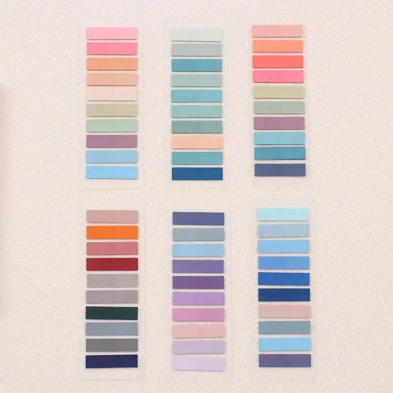 Stylish Morandi Index Tab Set - 200 Sheets Vivareflex Online