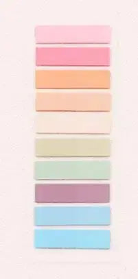 Stylish Morandi Index Tab Set - 200 Sheets - Vivareflex Online