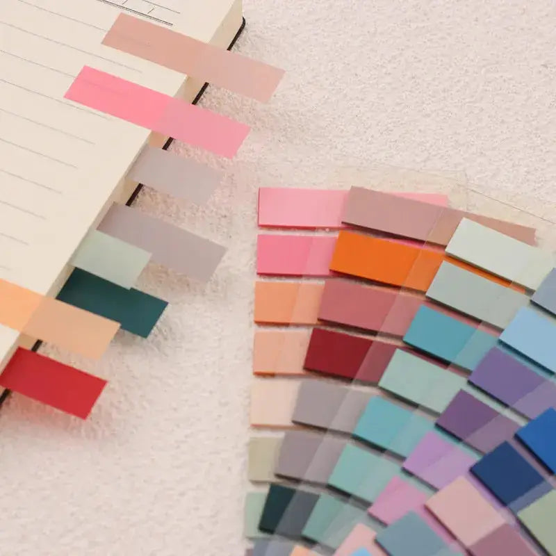 Stylish Morandi Index Tab Set - 200 Sheets - Vivareflex Online