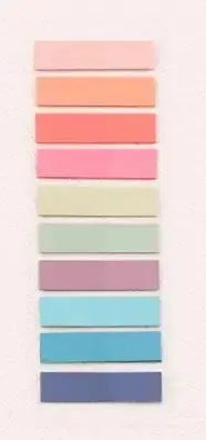 Stylish Morandi Index Tab Set - 200 Sheets - Vivareflex Online