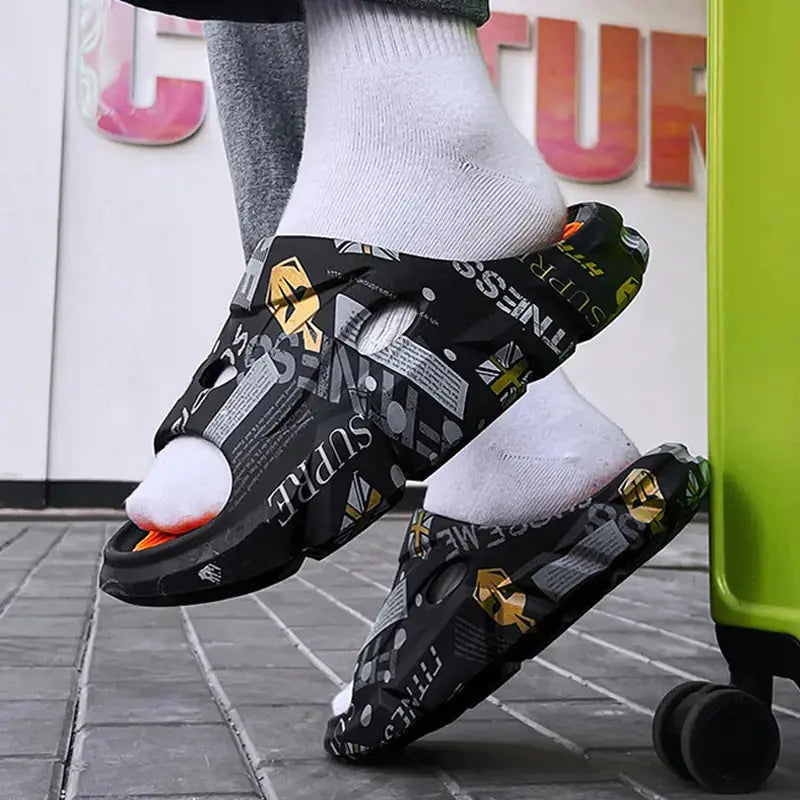 Summer Fashion Slip-on Beach Slippers Men Vivareflex Online