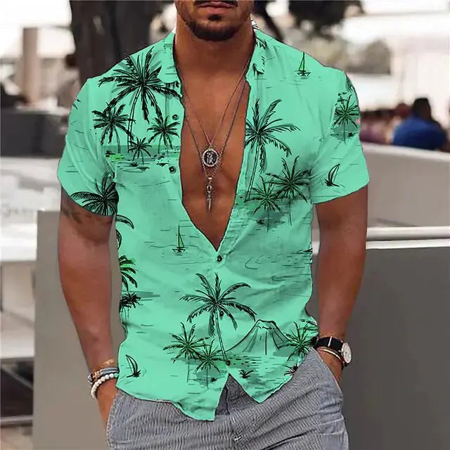 Summer Hawaiian Floral Shirts For Men Vivareflex Online