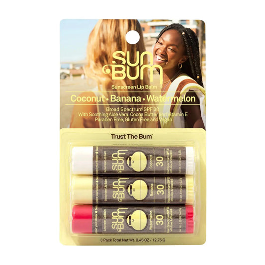 Sun Bum SPF 30 Sunscreen Lip Balm - Vegan, Cruelty-Free Lip Care with Aloe & Vitamin E - Vivareflex Online