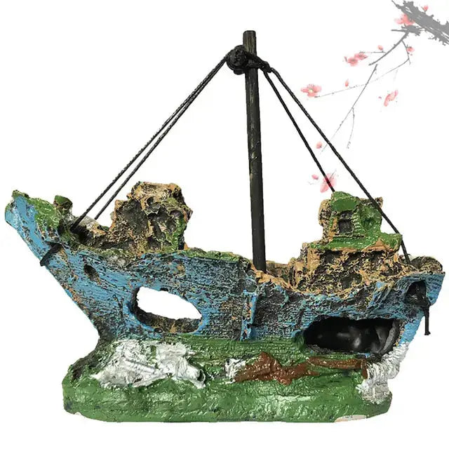 Sunken Pirate Ship Aquarium Decor Vivareflex Online