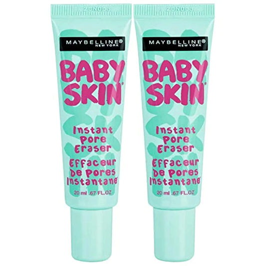 Maybelline Baby Skin Instant Pore Eraser Primer Makeup, Clear, 2 Count 0.67 Fl Oz (PACK OF 2) - Vivareflex Online