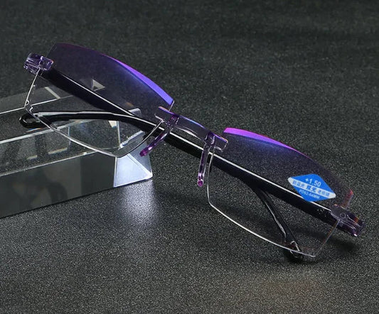 Ahora Rimless Anti Blue Ray Reading Glasses for Men and Women +1.0 1.5 2.0 2.5 Vivareflex Online