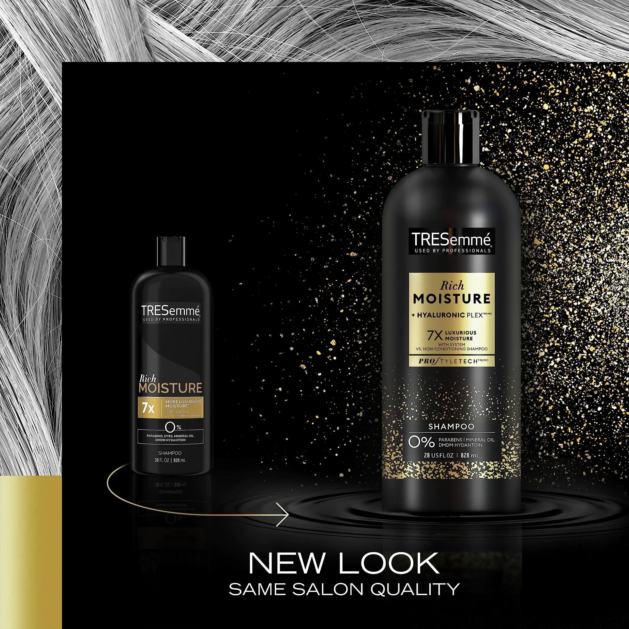 TRESemmé Moisture Rich Shampoo 3 Count – Hydration for Dry Hair - Vivareflex Online