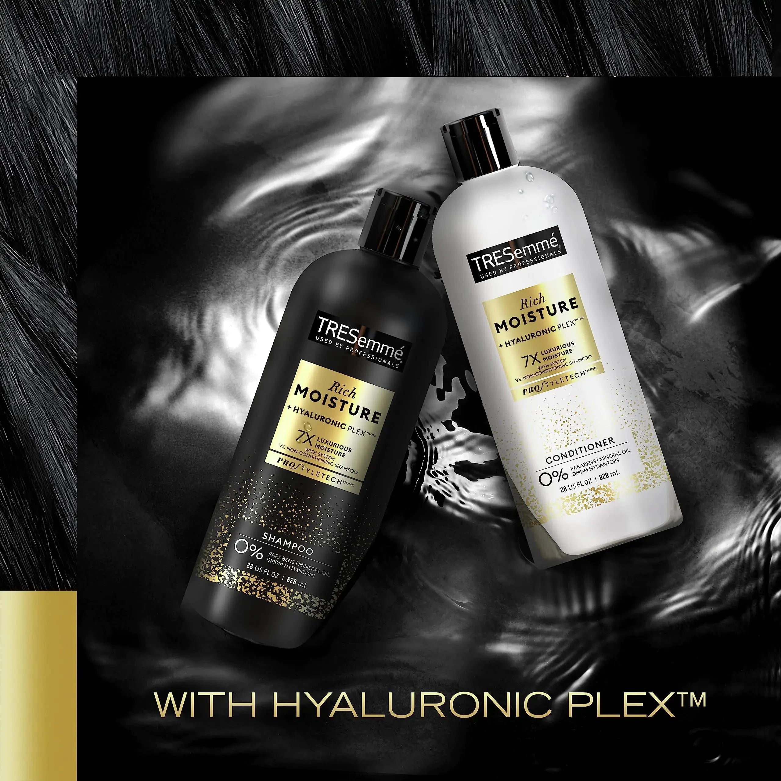 TRESemmé Moisture Rich Shampoo 3 Count – Hydration for Dry Hair - Vivareflex Online