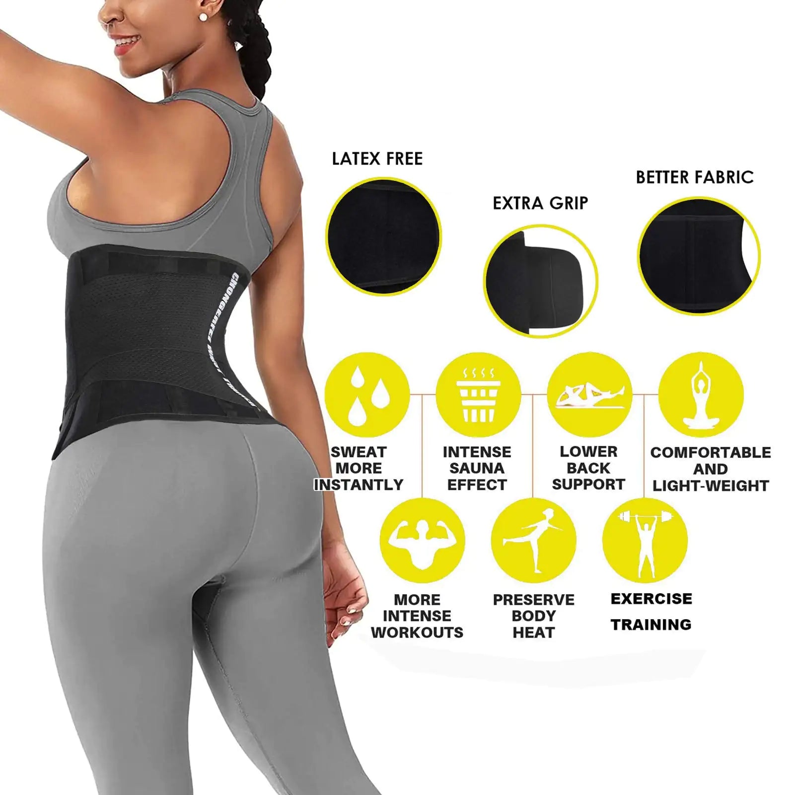 Waist Trainer Belt for Women Man - Waist Trimmer Ab Belt - Vivareflex Online