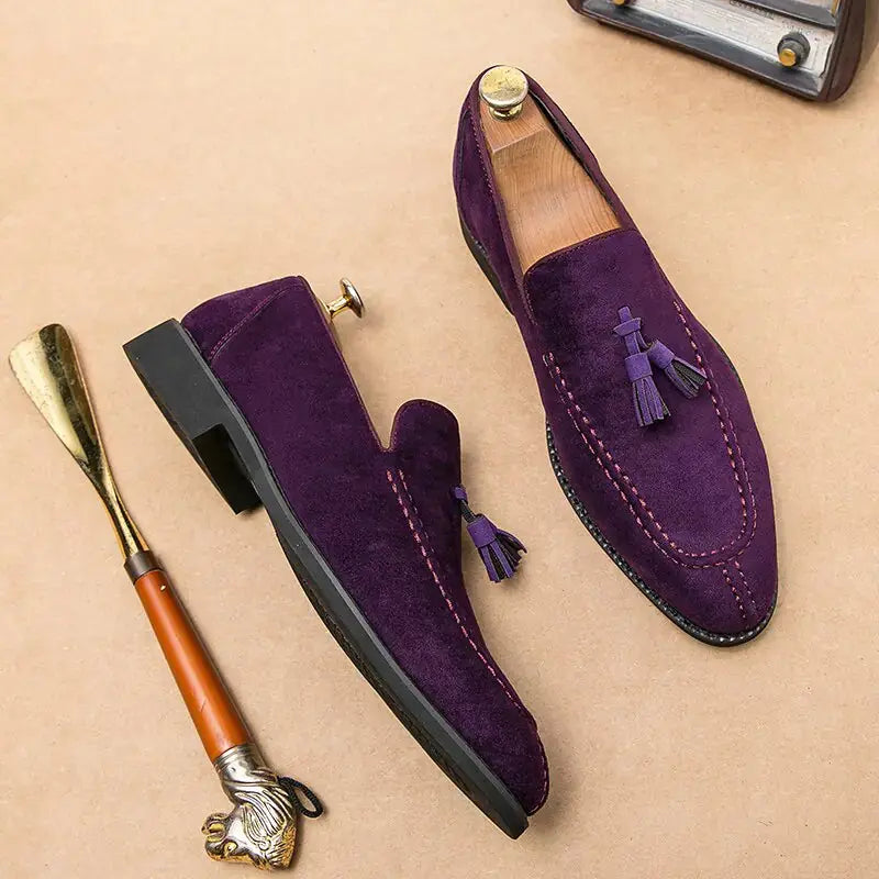 Tassel Leather Loafers For Men Vivareflex Online