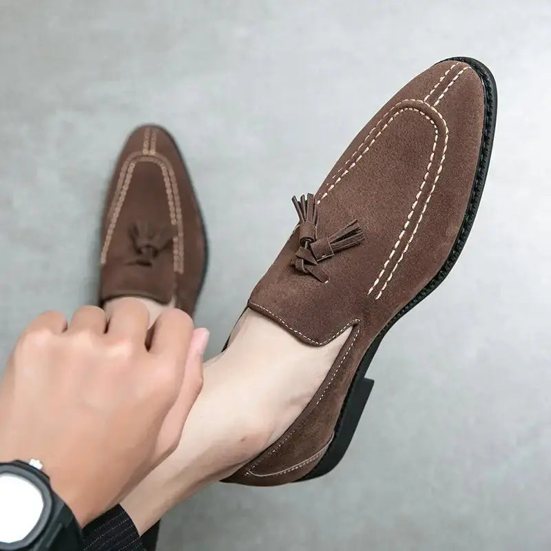 Tassel Leather Loafers For Men Vivareflex Online