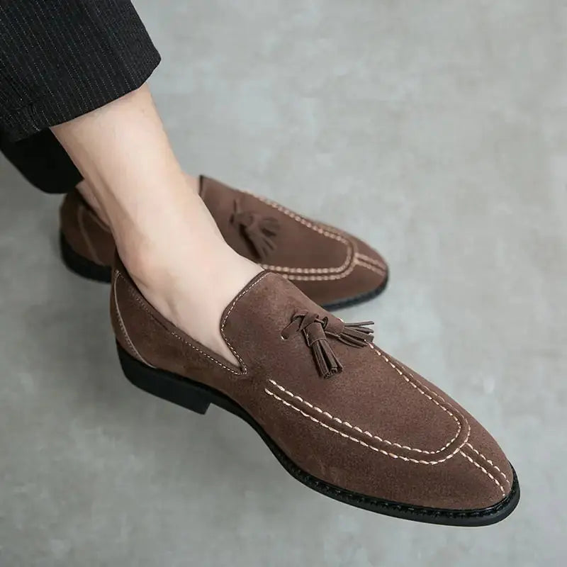 Tassel Leather Loafers For Men Vivareflex Online